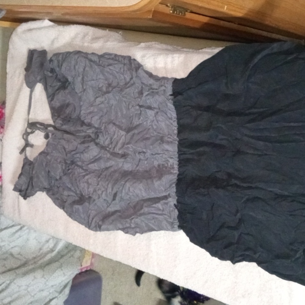 Express xs halter jumper silk